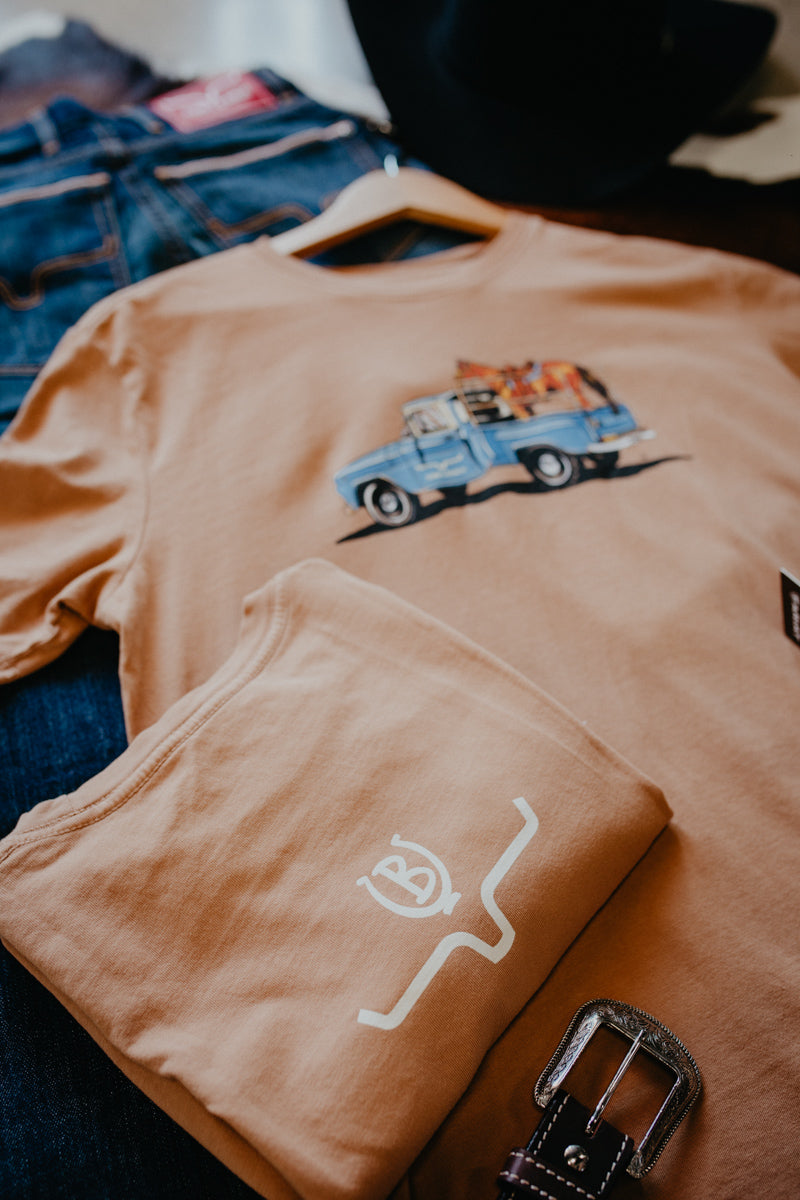 'Lane' Men's Lucky B Truck T-Shirt by Kimes Ranch (S-XXL)