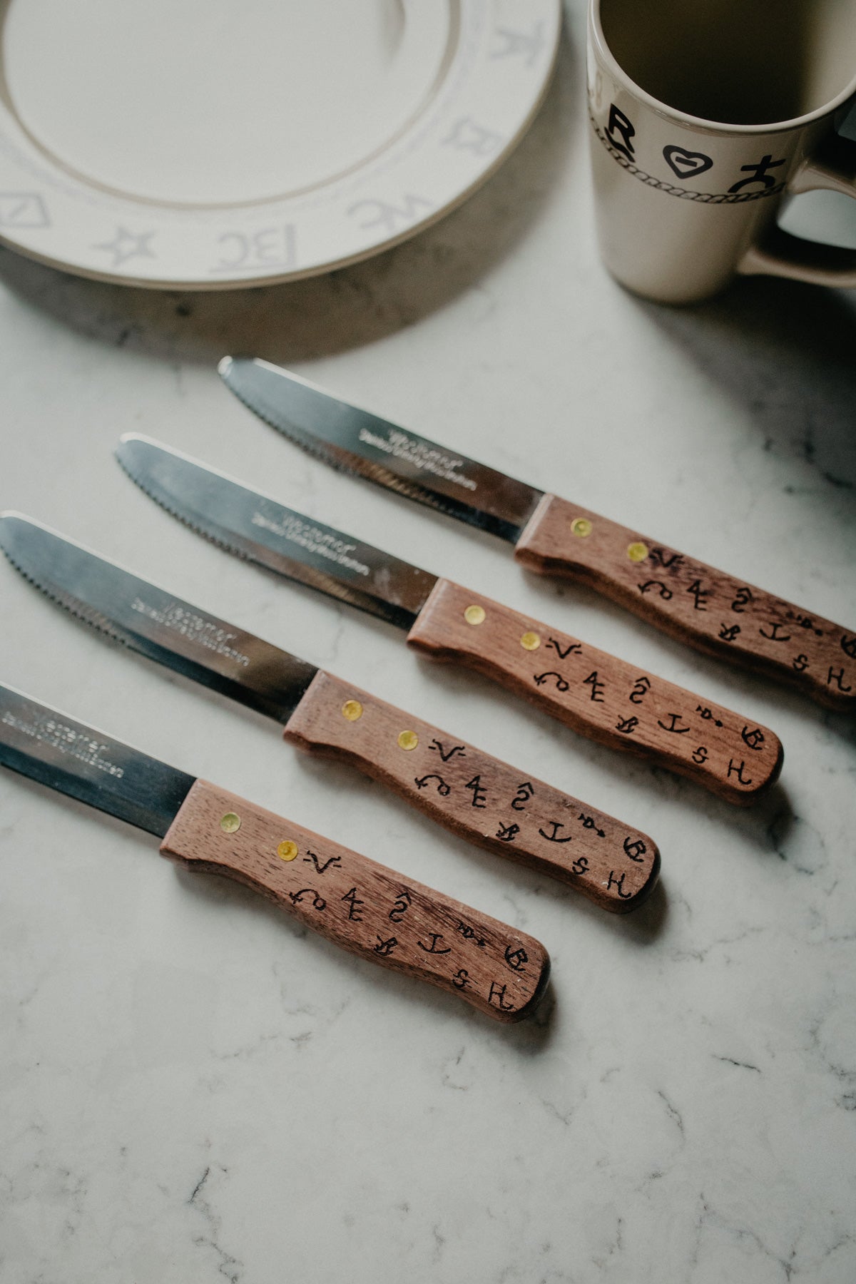 Branded Boxed Steak House- Style Knives (Set of 4)