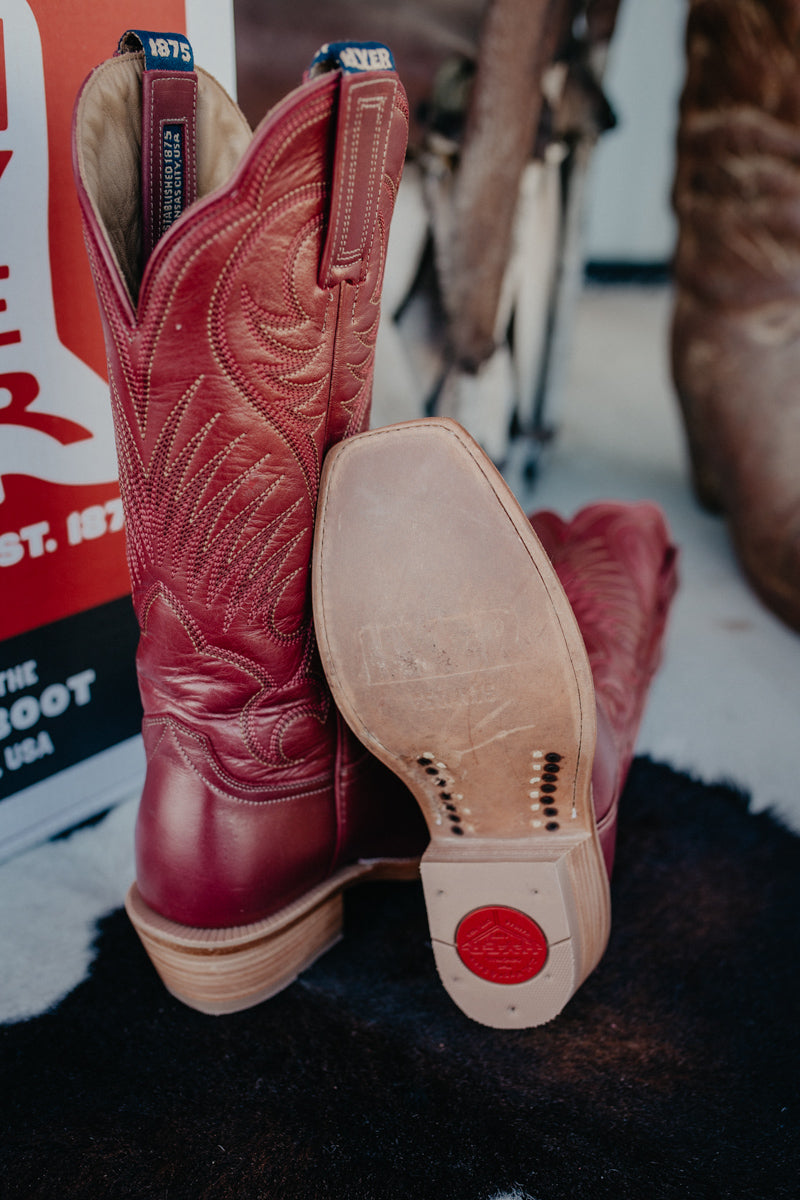 13" Hyer Leawood Women's RED Boots (Sizes 6-10, B/C Widths)