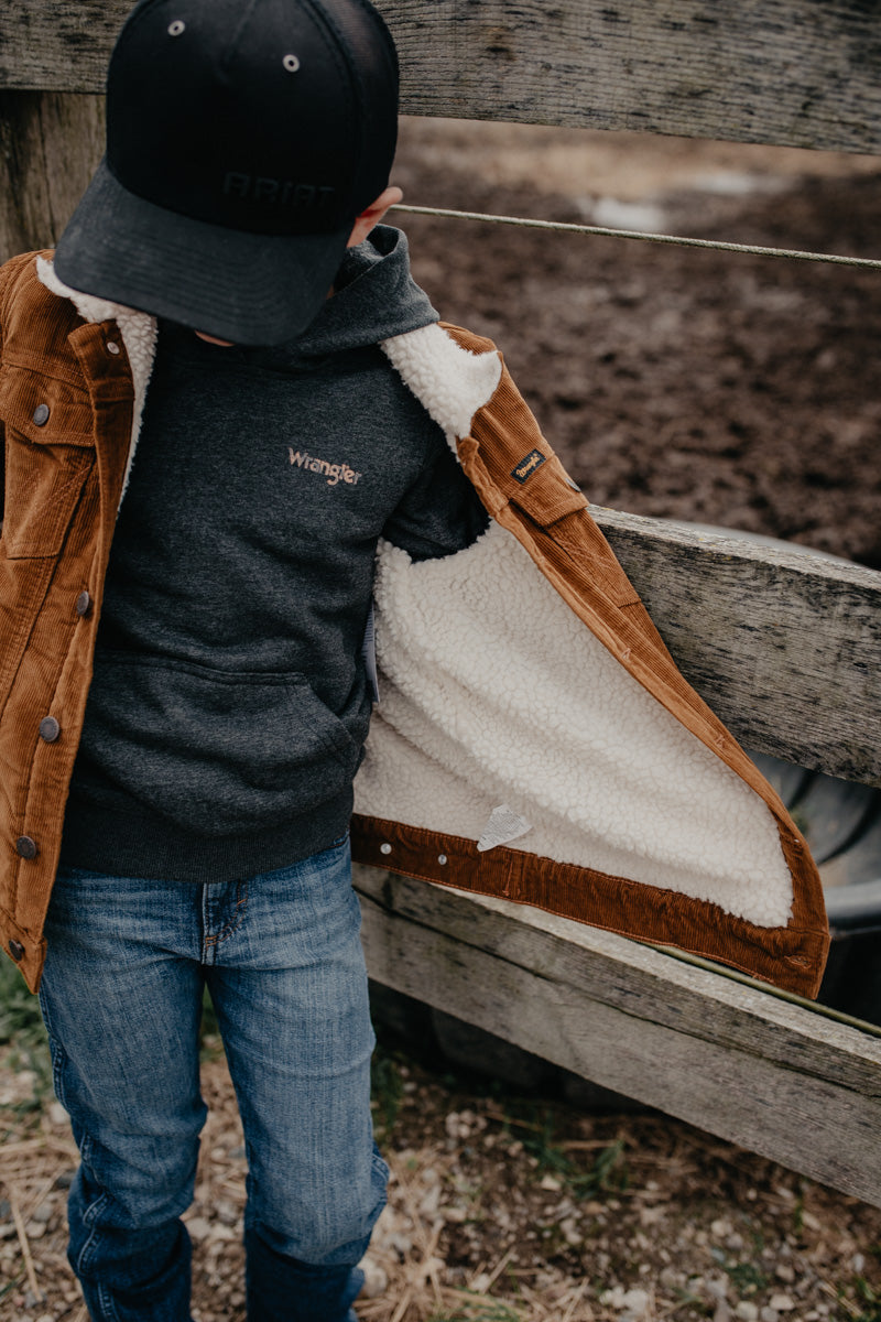 Wrangler Boys Corduroy Sherpa Jacket (XS-L)