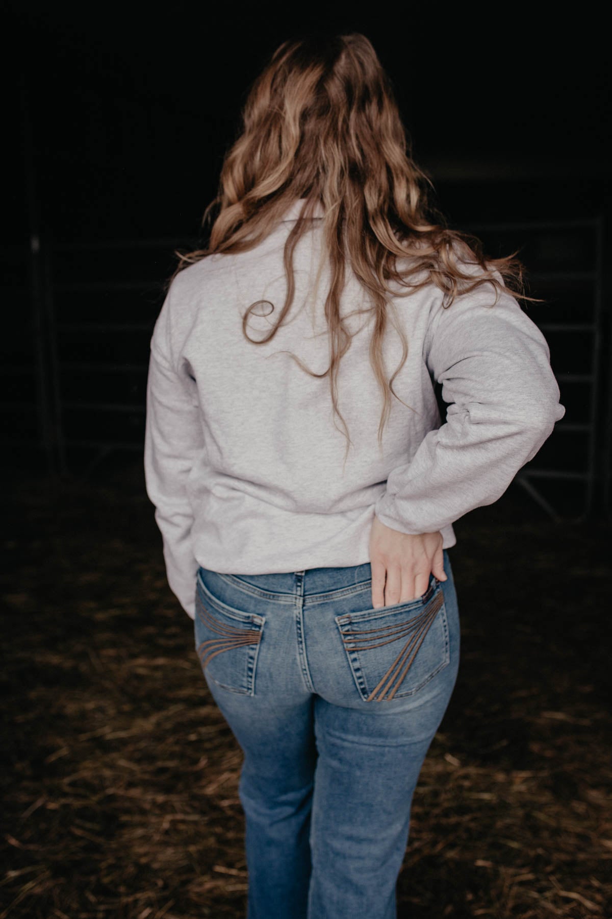 'Clara' Mid Wash Dojo Flare Jean with Cuff by 7 For All Mankind (34.5" Inseam)