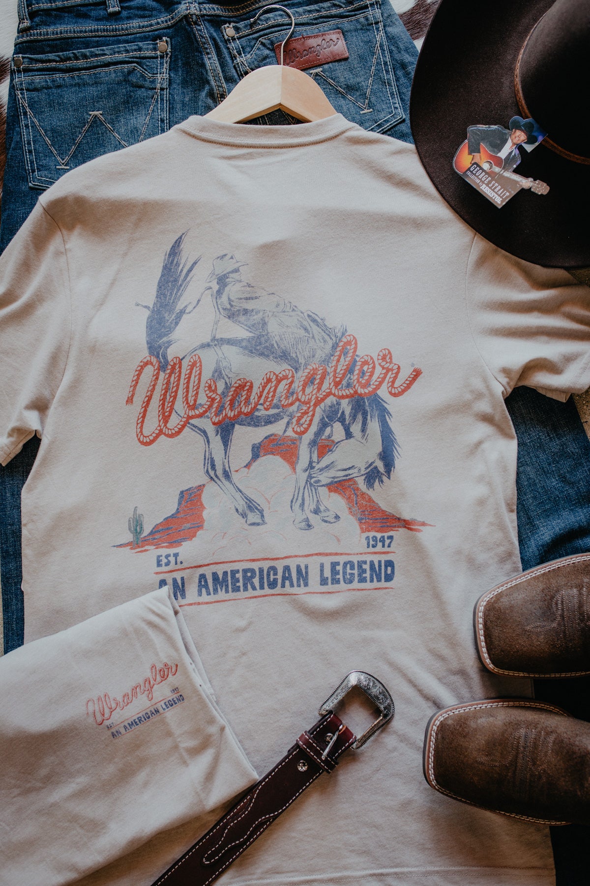 'Blast Off' Men's Wrangler Tee (S-XXL)