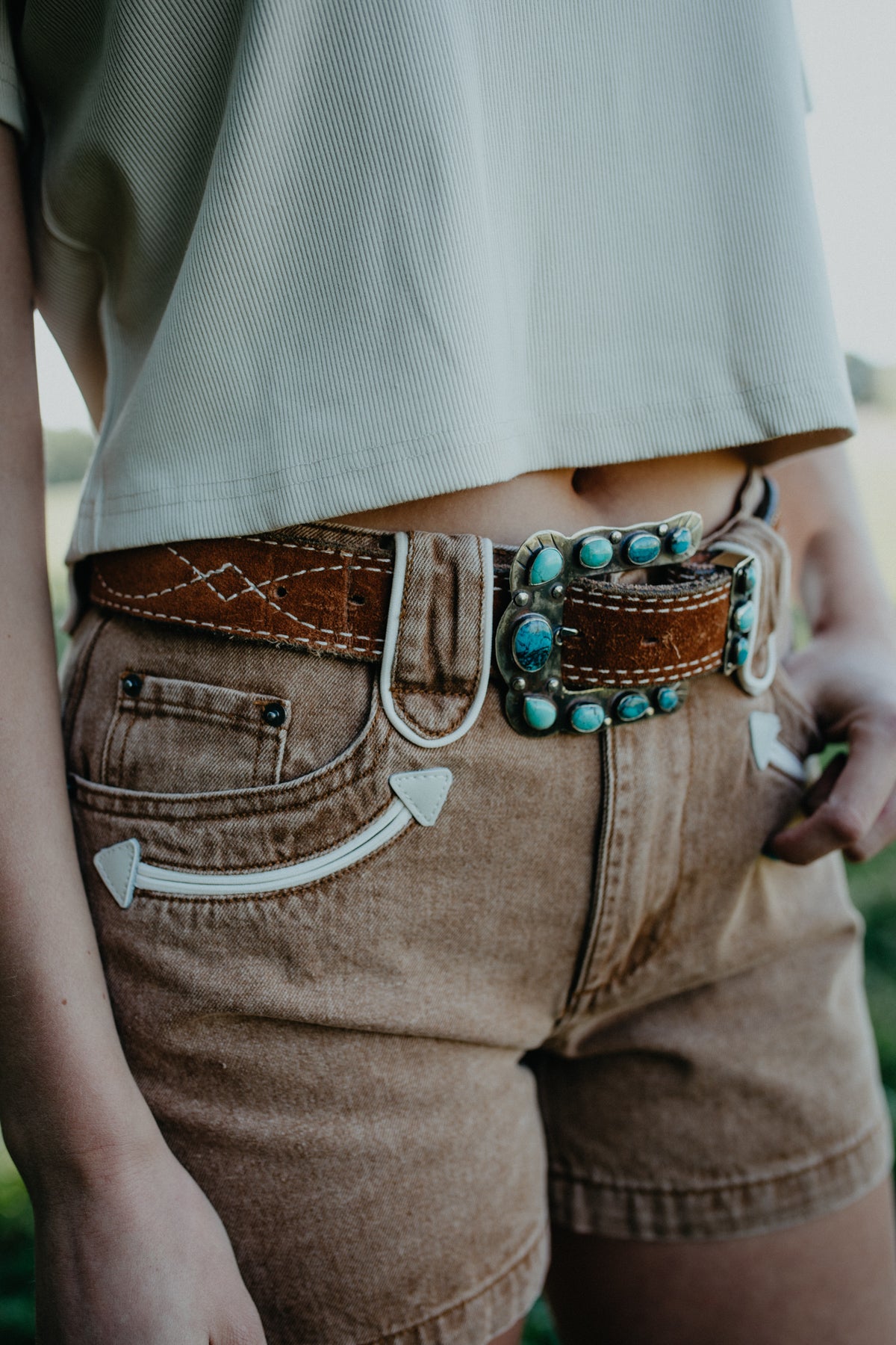 'Jordi' Tan Smiley Shorts (S-XL)