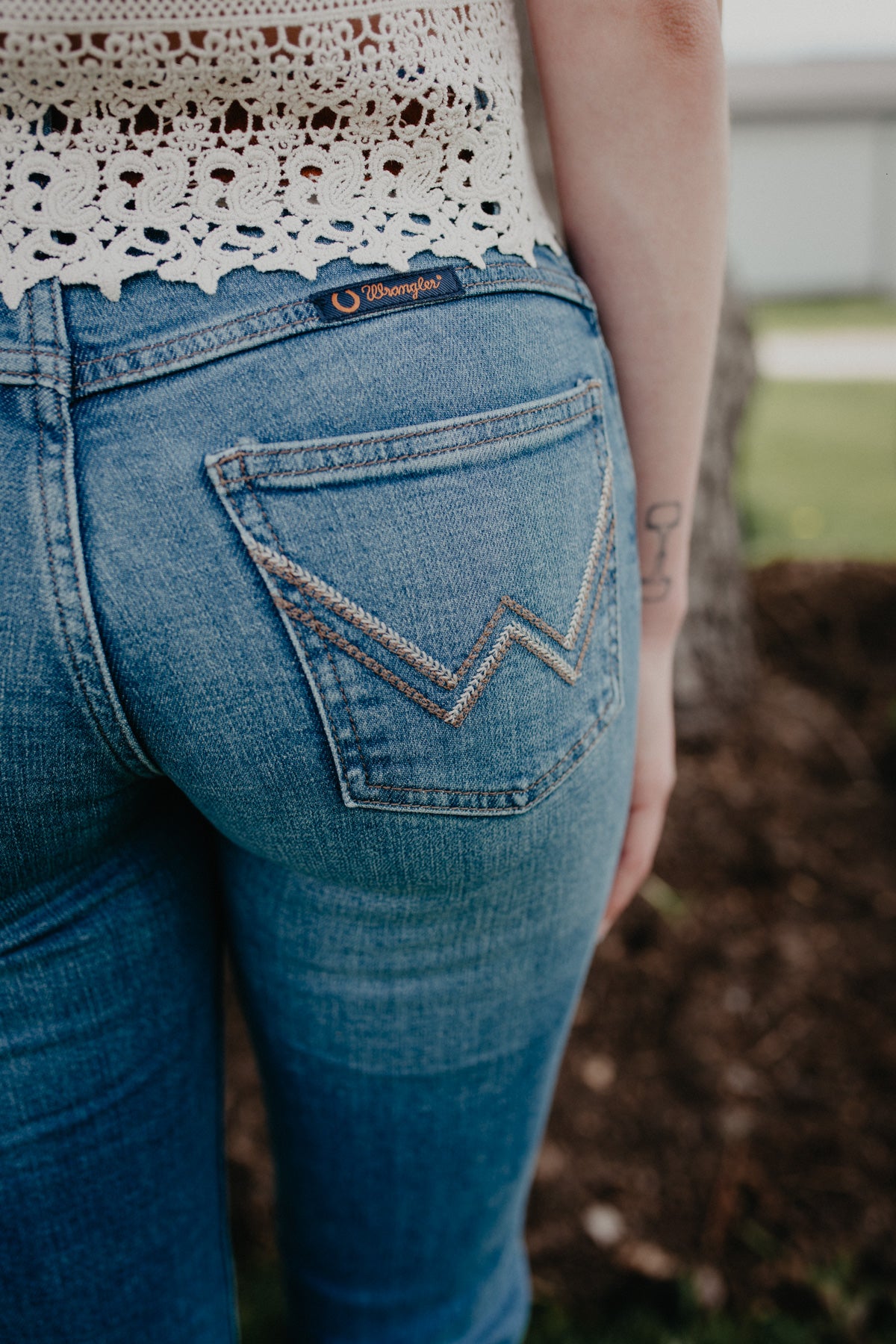 'Aubree' Wrangler Willow Mid Rise Bootcut (24-35)