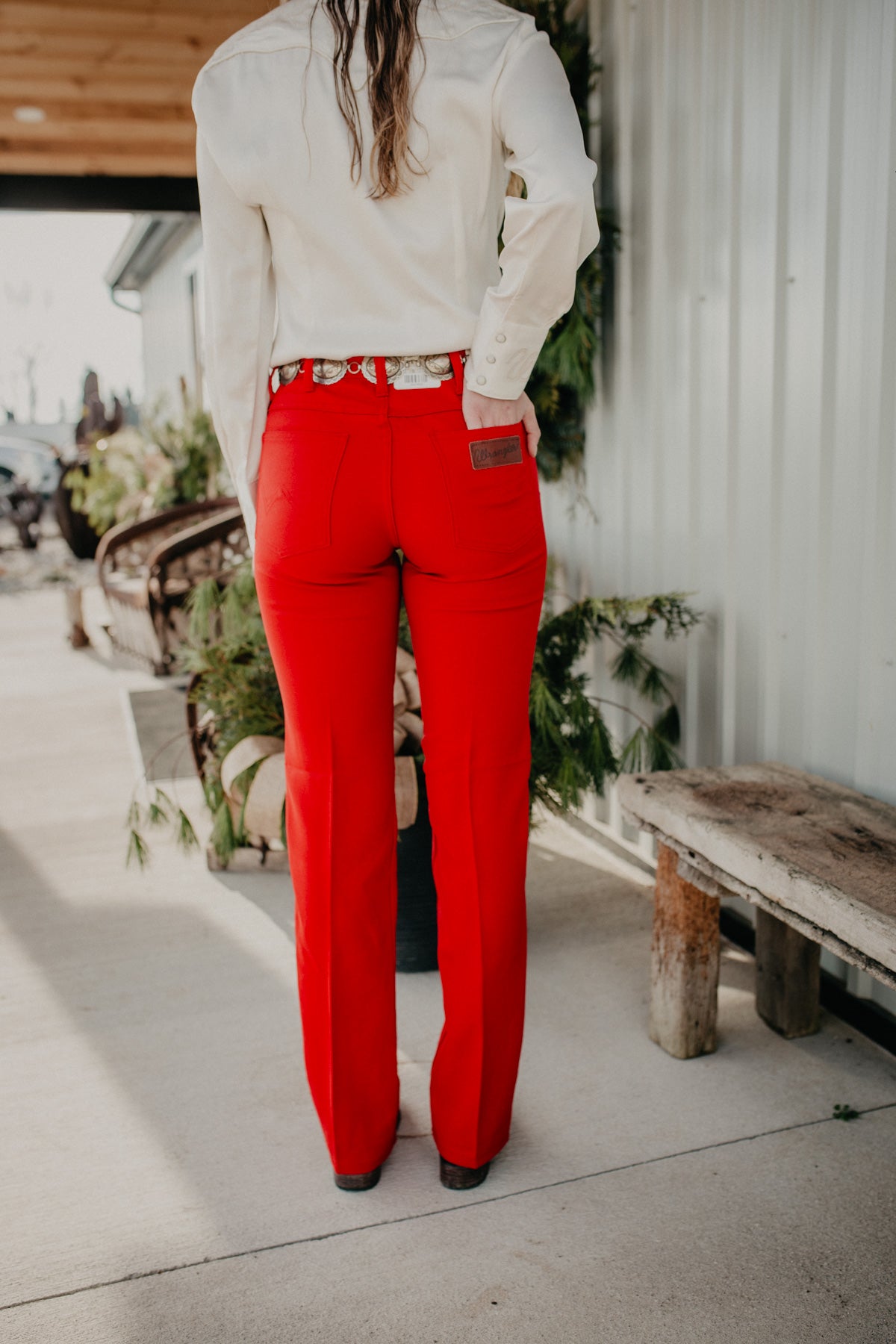 'Joy' High Rise Wrancher Bootcut Jean by Wrangler (Sizes 25-34/Inseams 32 & 34)