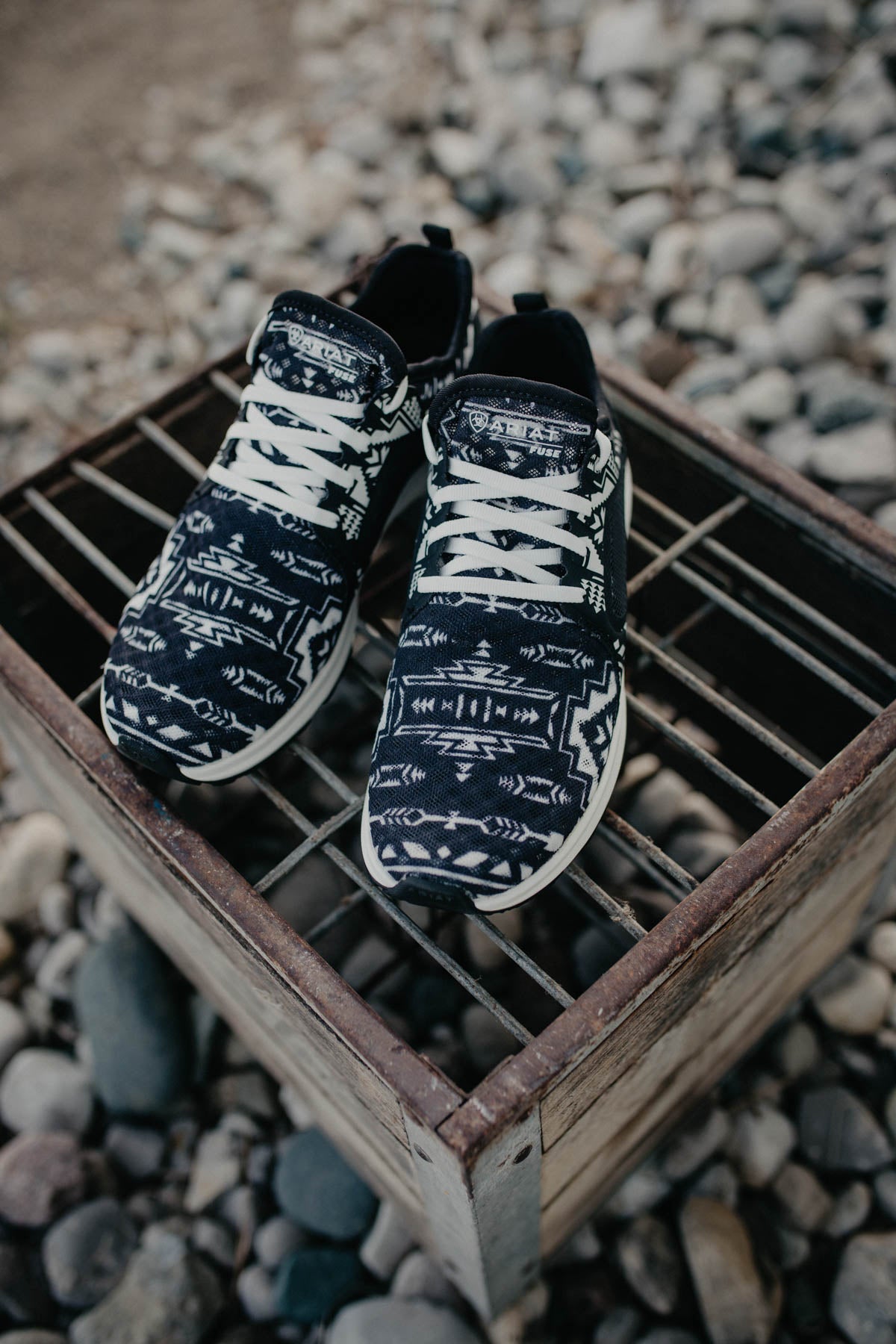 'Midnight Montana' Women's Ariat Fuse Athletic Trainer Shoe (6 & 6.5 Only)