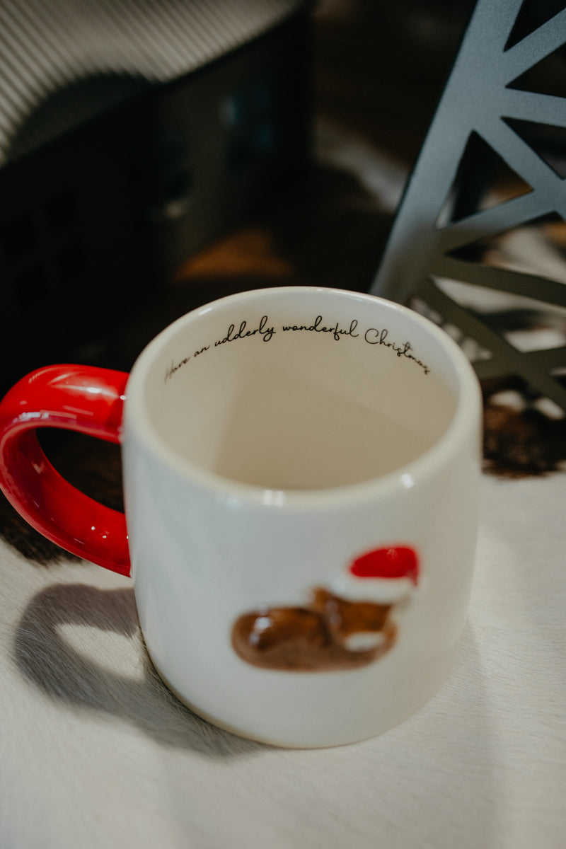 Christmas Highland Ceramic Mug