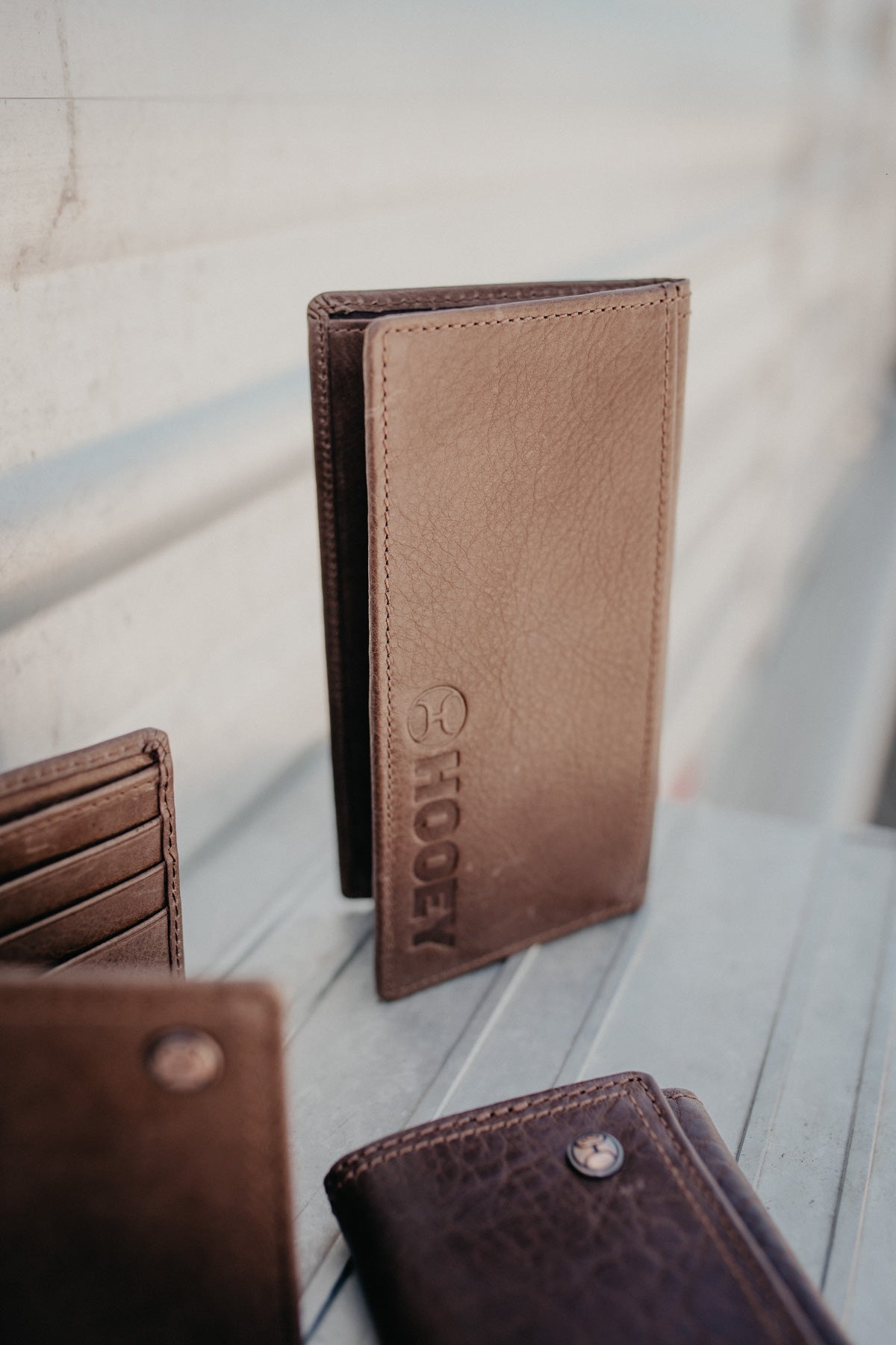 Hooey Classic Smooth Leather Rodeo Wallet (HW001-BR)