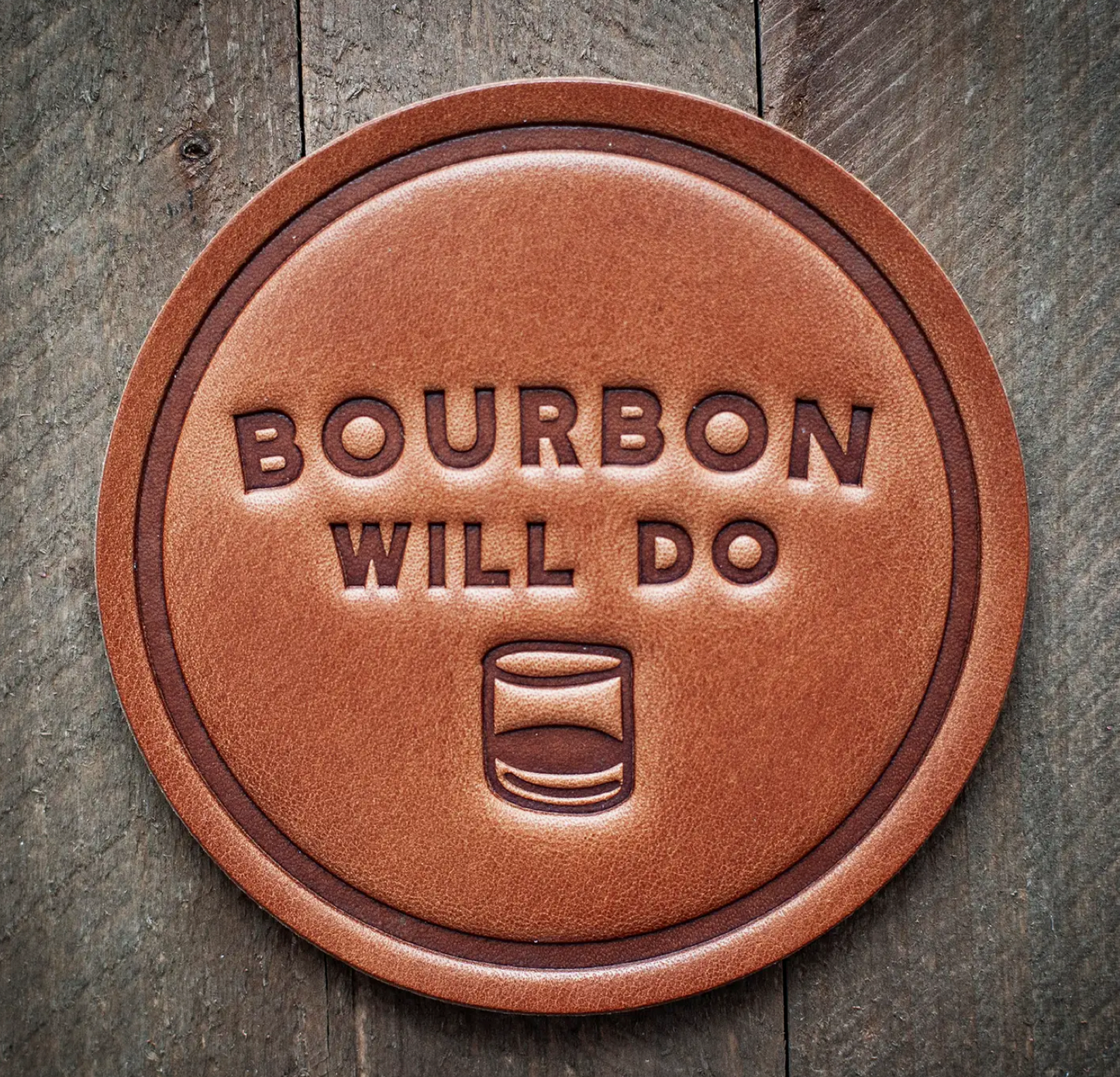 Leather Coasters (Various Styles/ Sold in Singles)