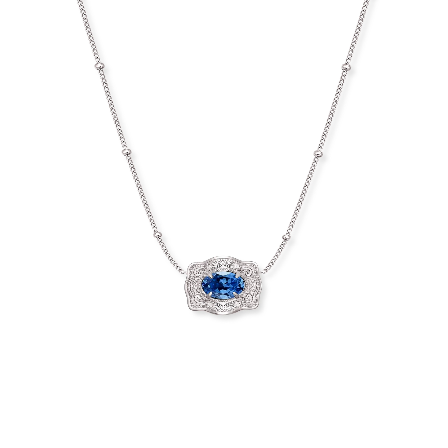 *Mini* Birthstone Buckle Necklace (2 Options)