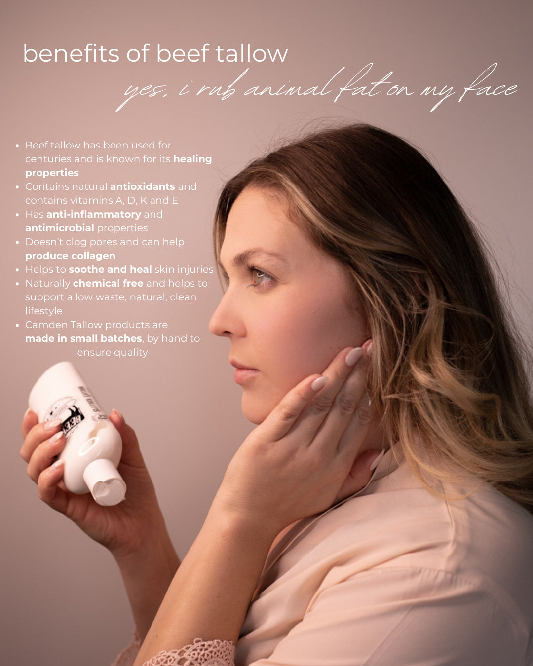 Beef Tallow Slather Lotion 8oz (Lavender or Unscented)