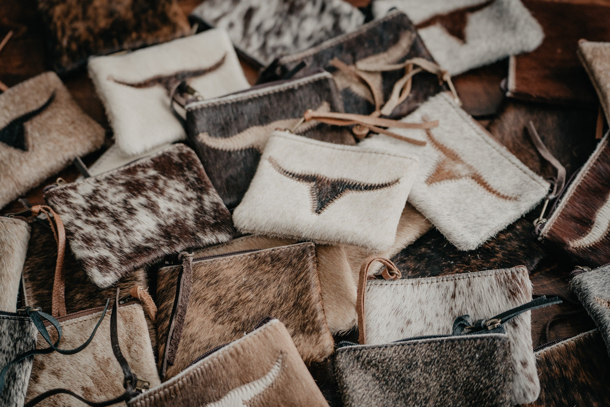Cowhide Coin Purse *Add on Item Only*