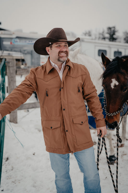 'Luca' Men's Roper Soft Shell Barn Coat (M-XXL)