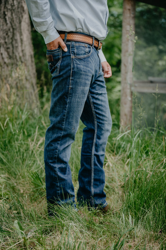 'Colton' Men's Retro Wrangler Slim Bootcut Jeans