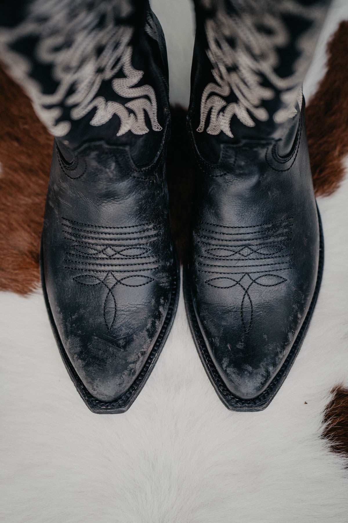 "Allie" Tall  BLACK Leather Boots by Liberty Black {B & C Calf Widths}