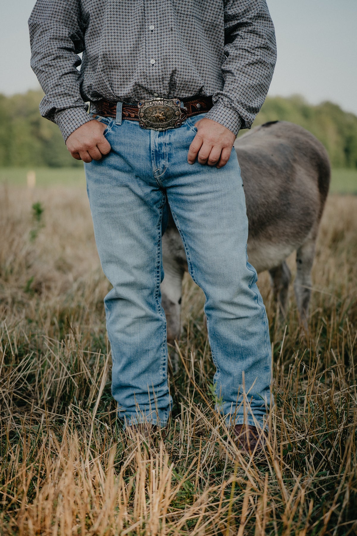 'Cameron' Men's Ariat M2 Relaxed Boot Cut Light Wash Jean (Sizes 29-40)