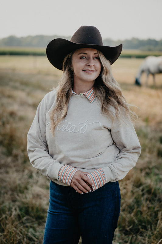 'Elsie' Ariat Women's Crewneck Sweatshirt (XS-XL)