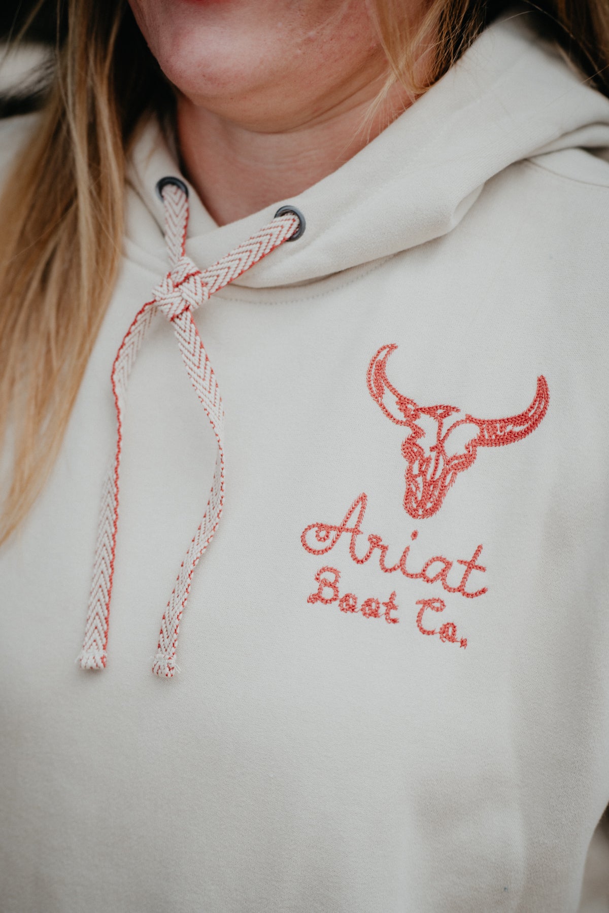 'Longhorn' Ariat Stitch Women's Hoodie (XS-XXL)