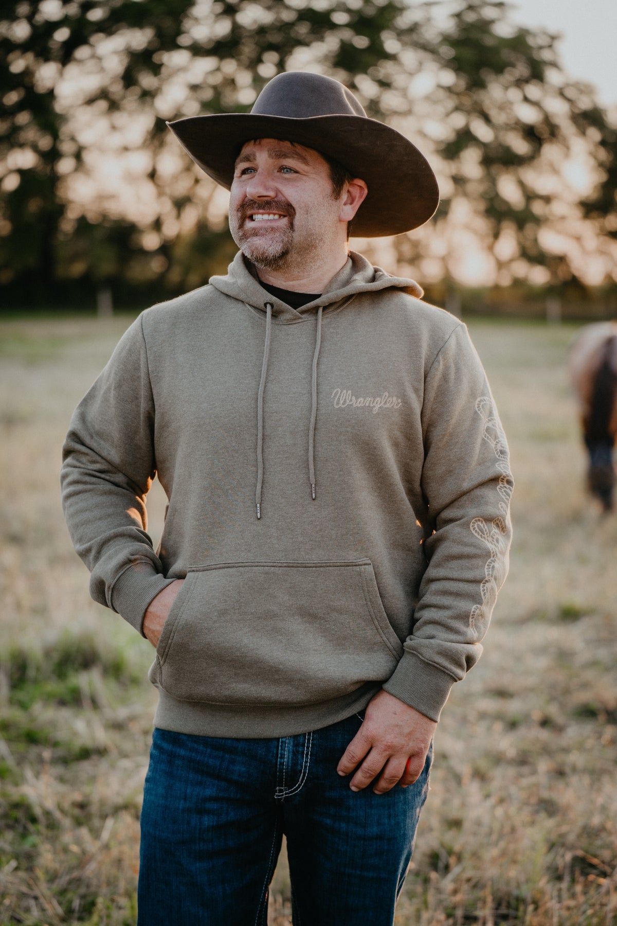 'Brett' Men's Classic ‘Rope Wrangler’ Hoodie (S-XXL/ 3 Colour Options)