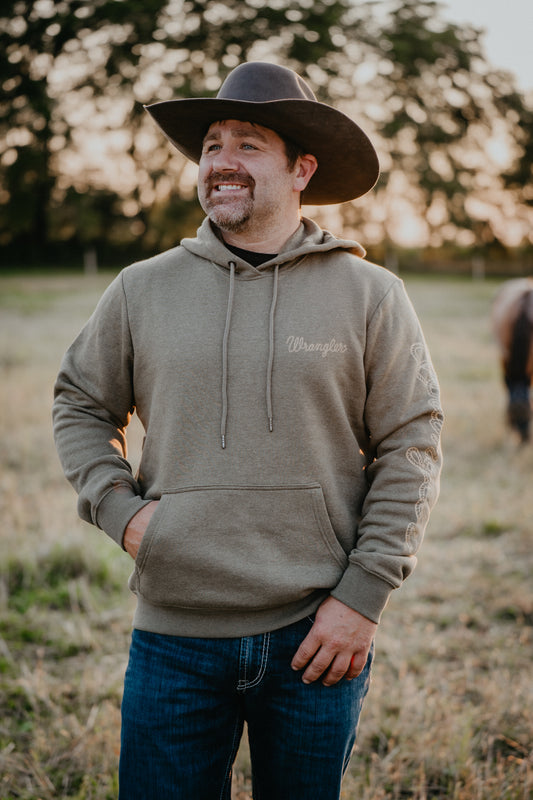 'Brett' Men's Classic ‘Rope Wrangler’ Hoodie (S-XXL/ 3 Colour Options)