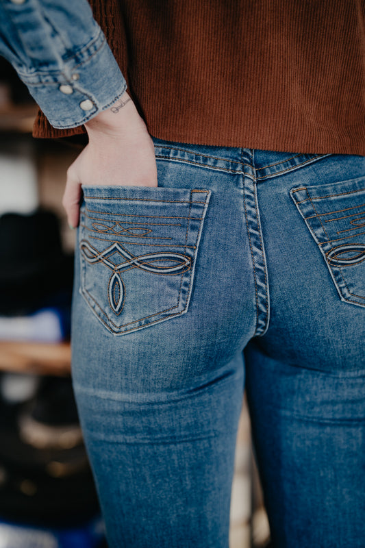 'Maren' Trouser Jean by Rock & Roll Denim (24-34/ Inseams 30-38)