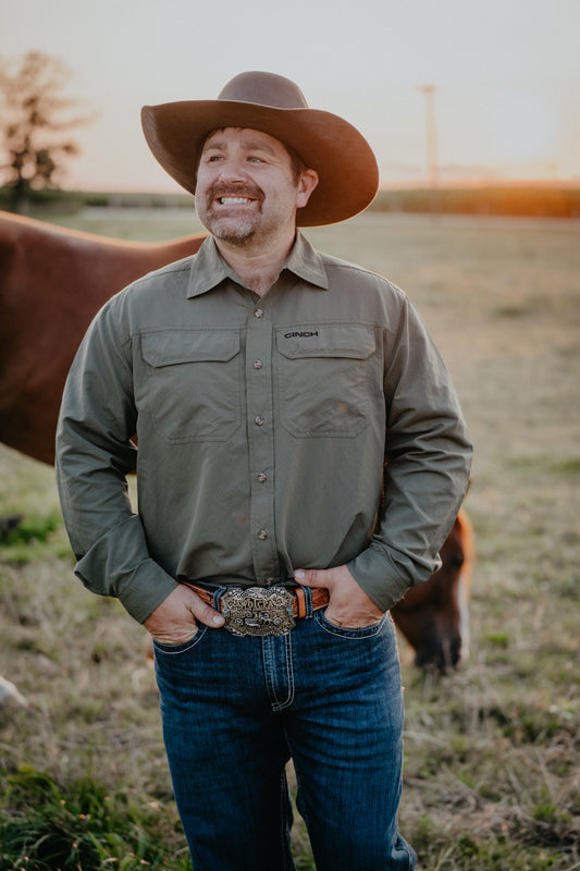 'Garret' Men's Long Sleeve CINCH Arenaflex (S-XXL)