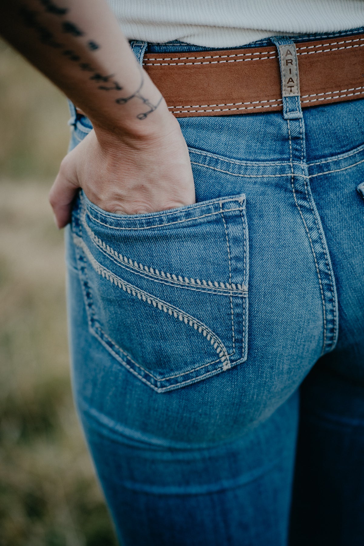 'Rowyn' High Rise {Mid Wash} Bootcut Jean by Ariat (Sizes 25-34)