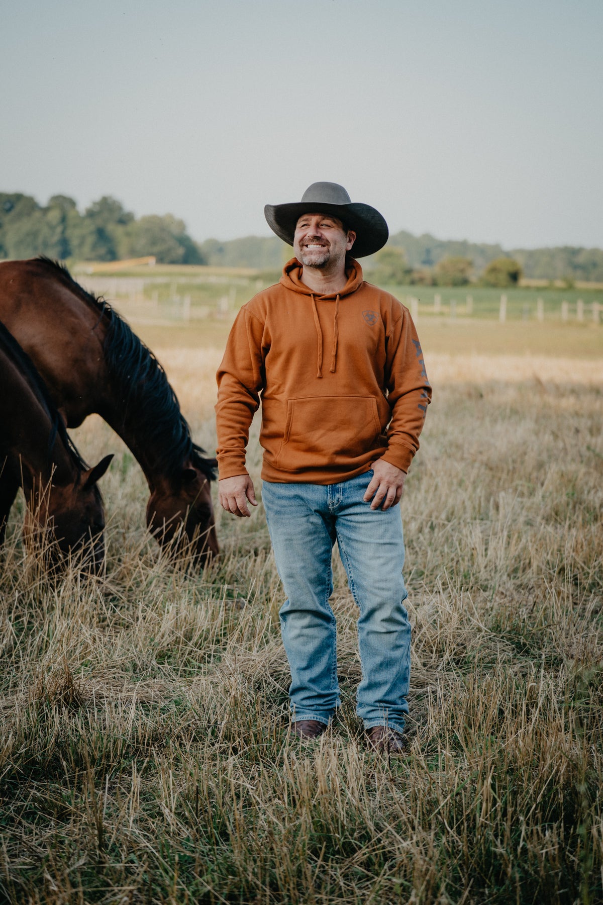 'Gage' Ariat Men's Essential Hoodie (S-XXL)