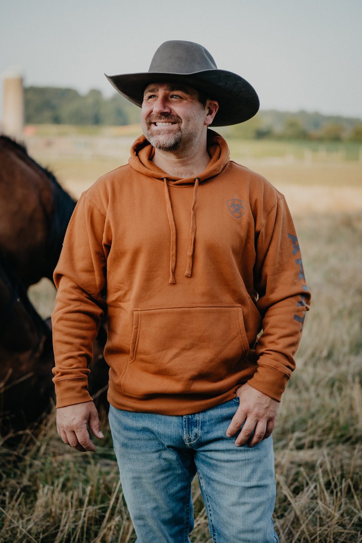 'Gage' Ariat Men's Essential Hoodie (S-XXL)