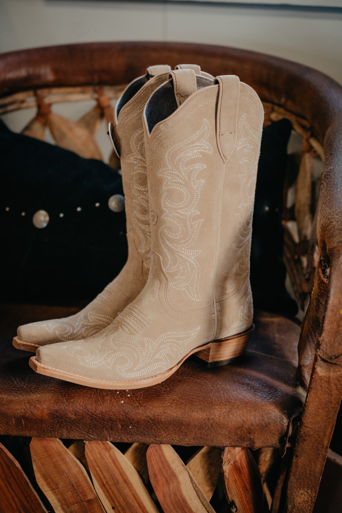 Women's Hazen Ariat Suede Boots {Truly Taupe} (Size 11B only)