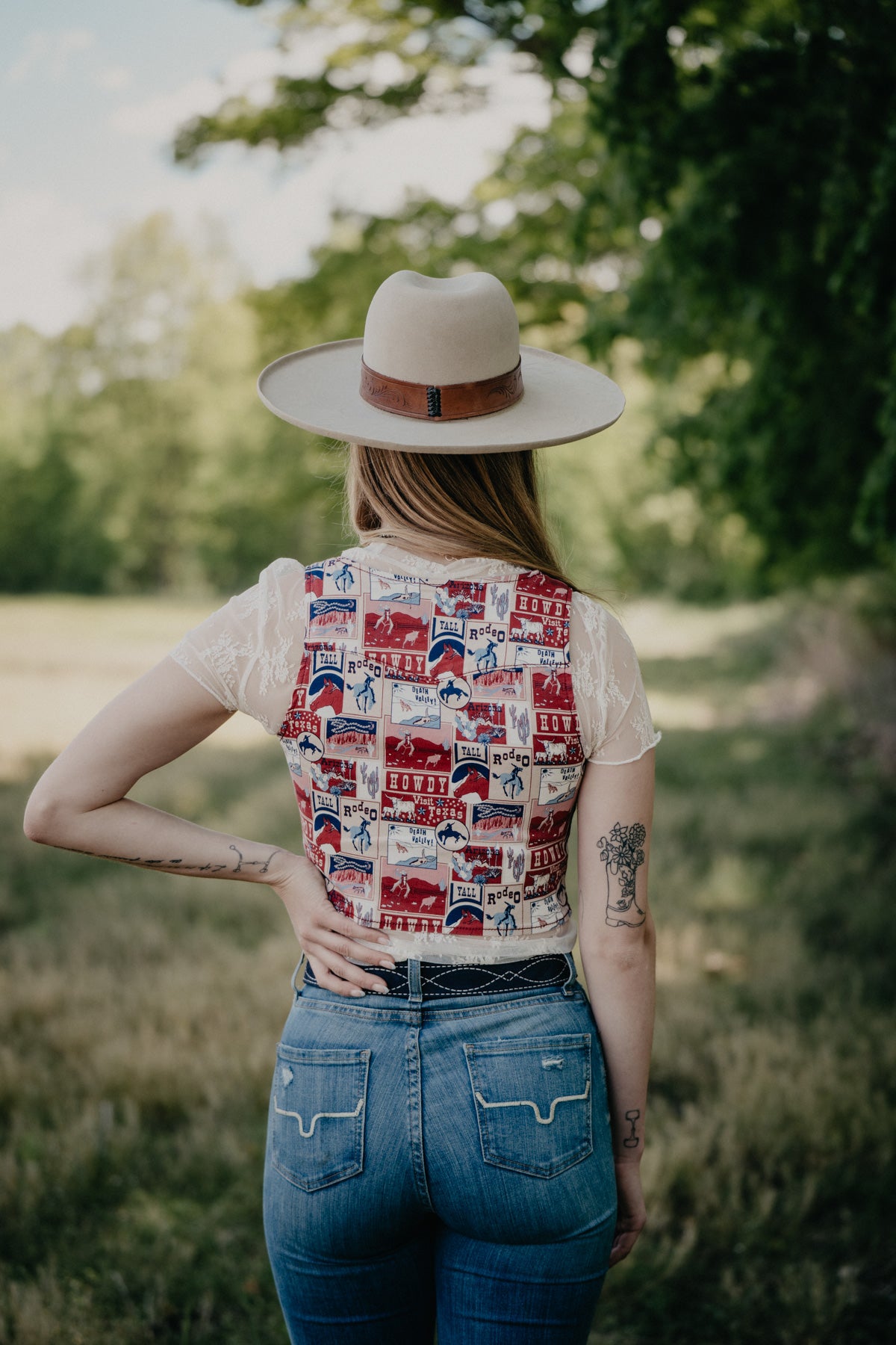 'Jessa' Americana Denim Vest (S-XL)