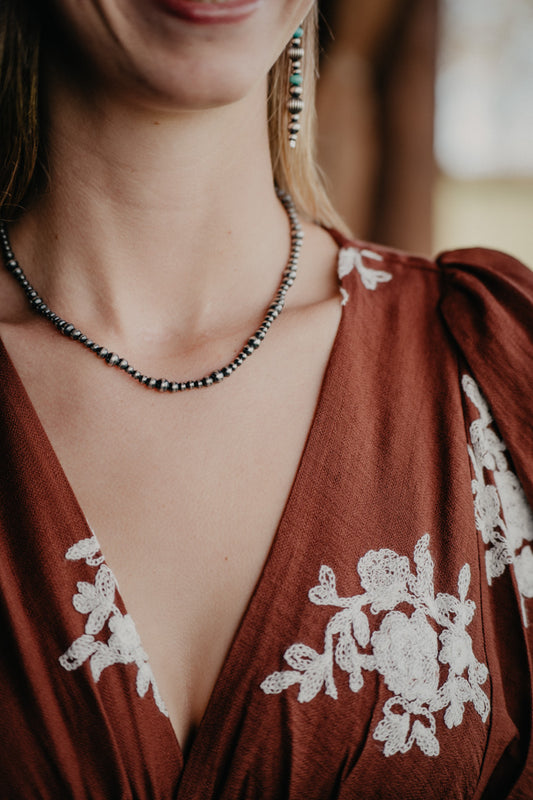 Navajo Pearl Mixed Ombre Necklace
