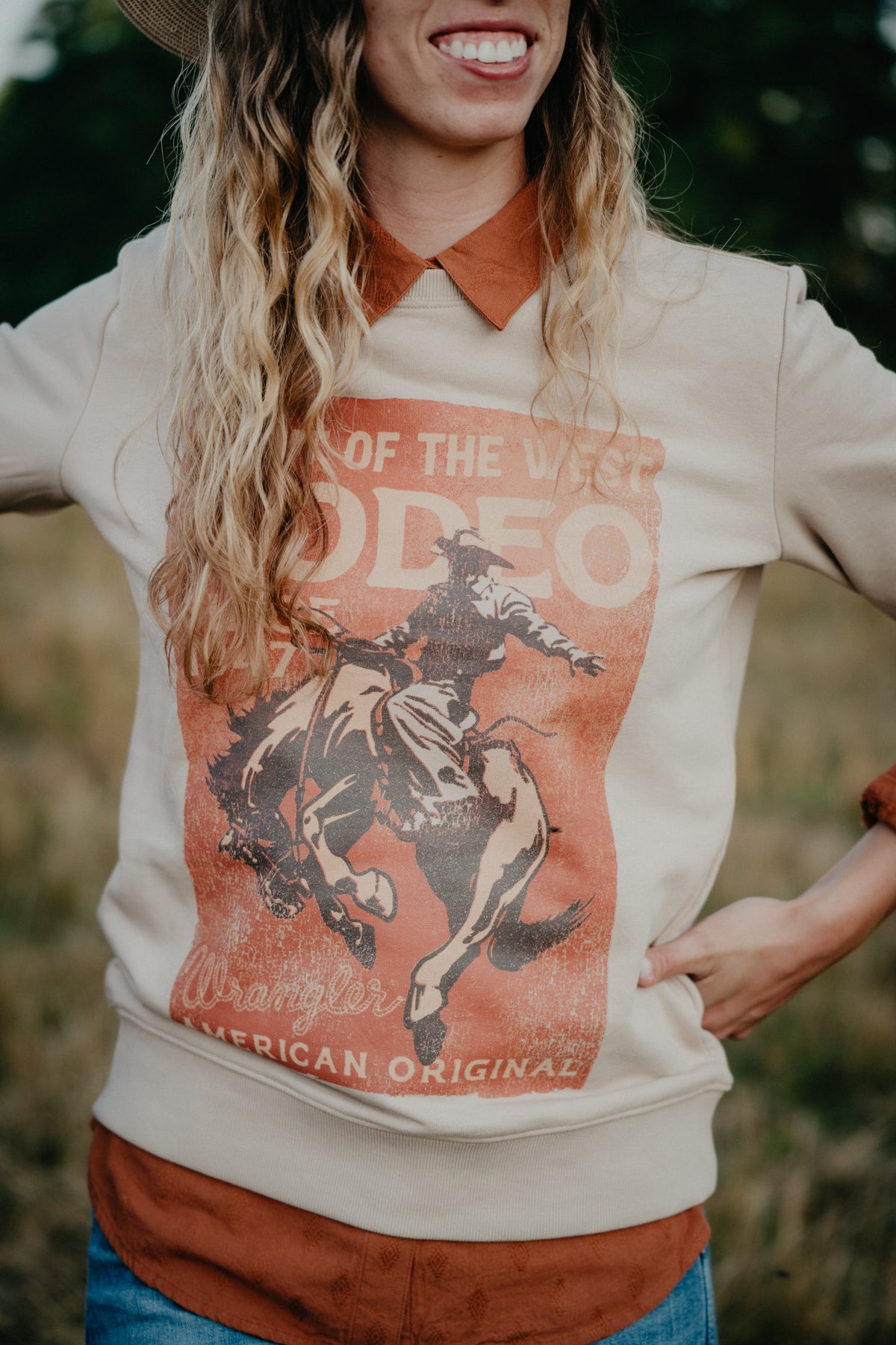 'Spirit of the Rodeo' Wrangler Women's Crewneck (XS-XL)