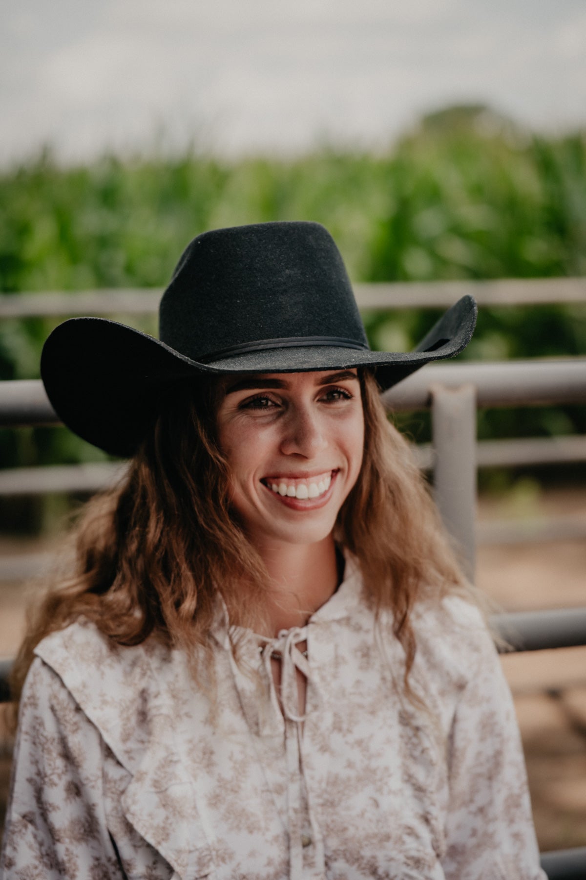 '9th Round' 3X Felt Cowboy Hat Cody Johnson X Resistol (Black)