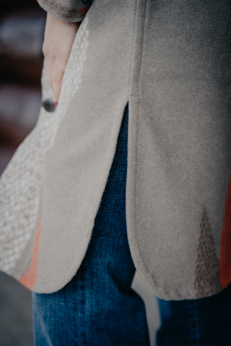 'Stevie' Women's Stone Cardigan Coat (XS-XXL)