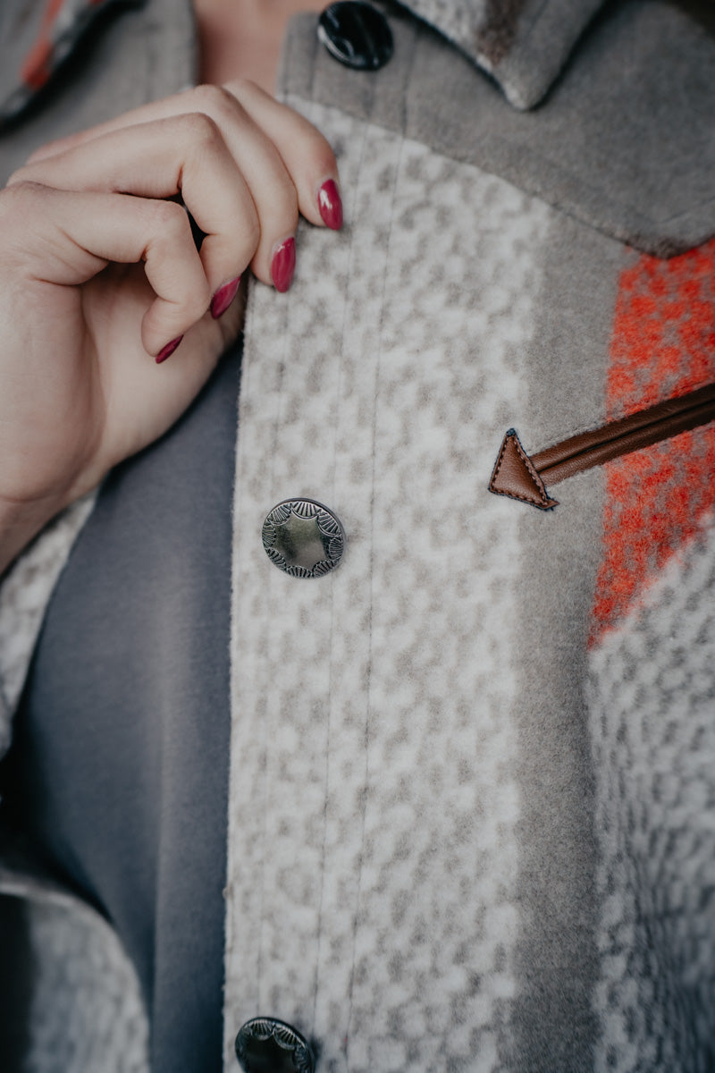 'Stevie' Women's Stone Cardigan Coat (XS-XXL)