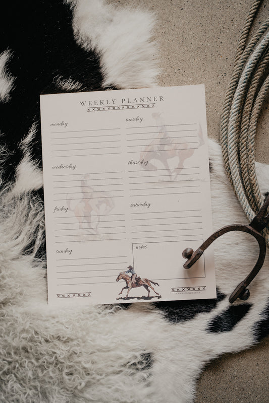 'Weekly Planner' Artwork by Renee Gould