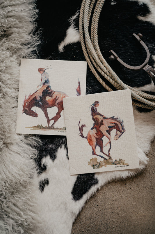 2 Pack Cellulose Cloths by Renee Gould Art