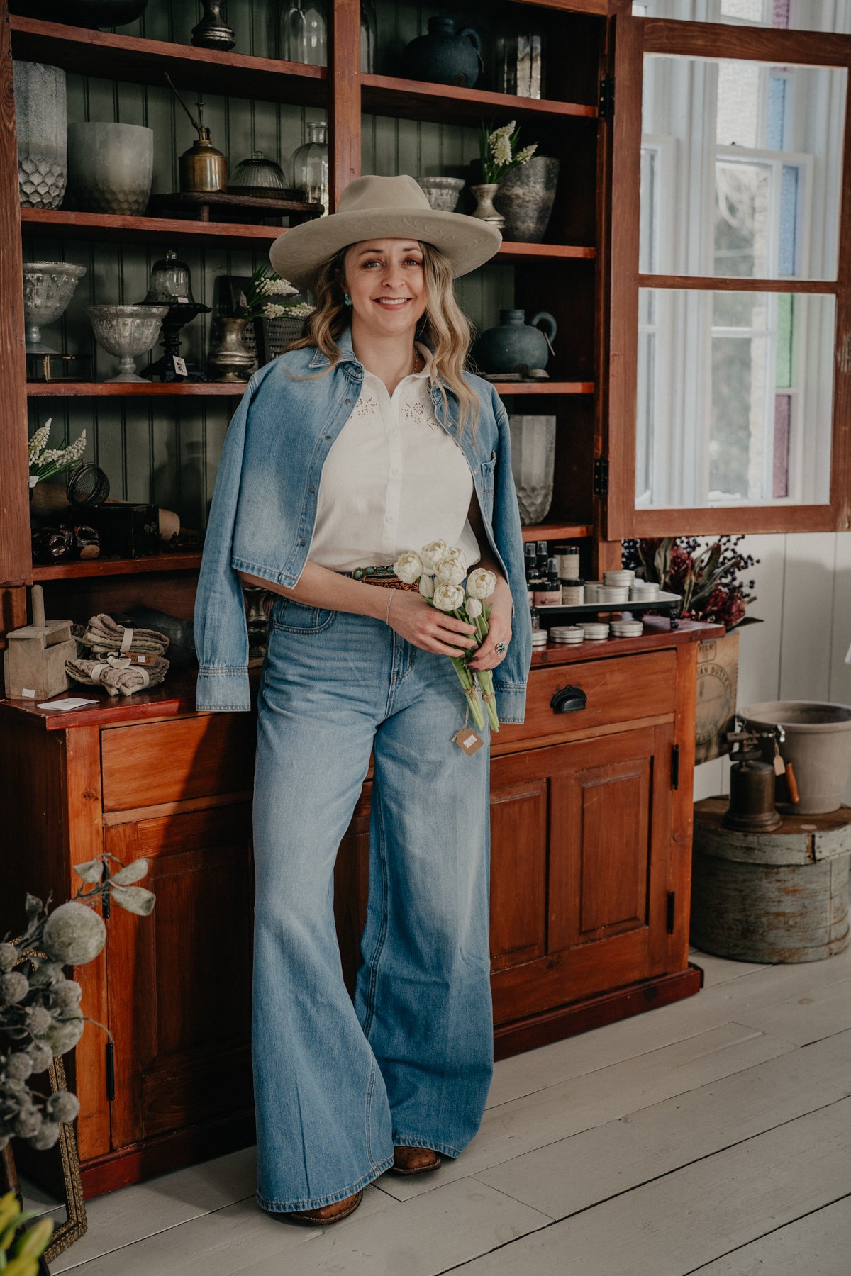 'Calamity' Ultra High Rise Comfort Wide Leg by Ariat (24-34)