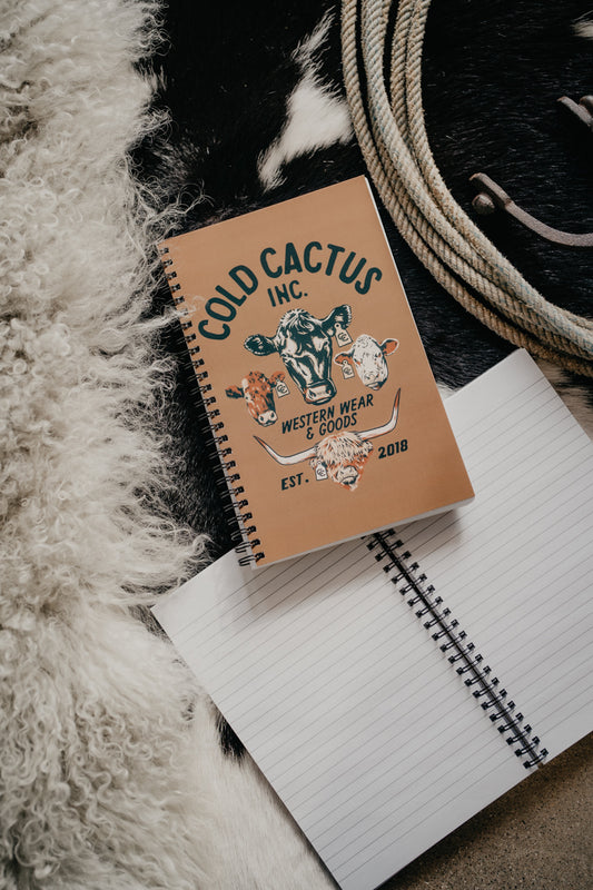 'Cows Around' Cold Cactus Notebook