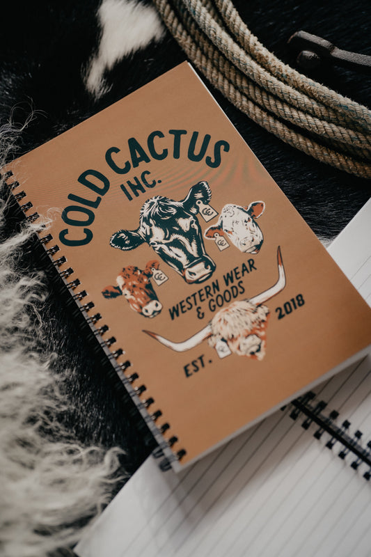 'Cows Around' Cold Cactus Notebook
