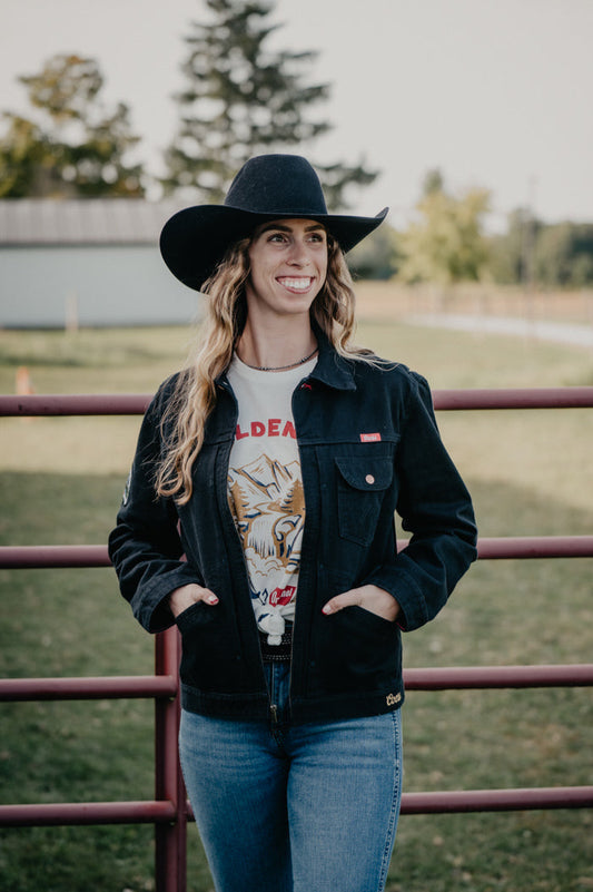 'Pinnacle' Wrangler X Coors Black Jacket (S-XXL)