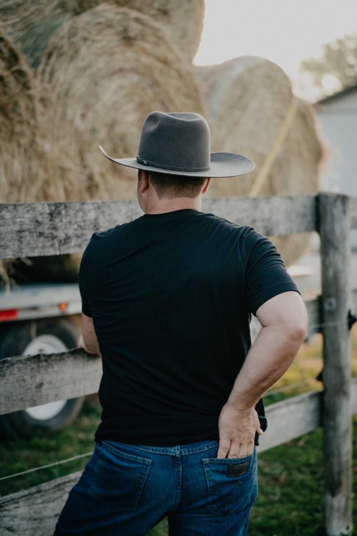 'Clayde' Roping Cowboy T-Shirt by Stetson (S-XXL)