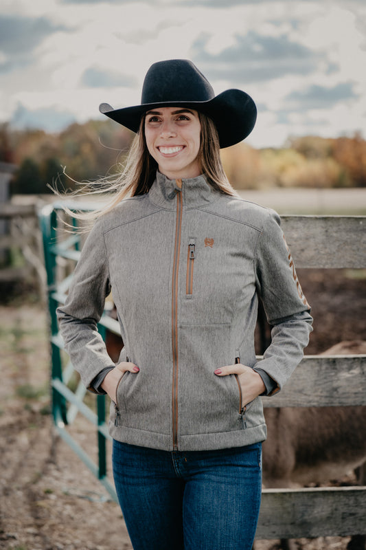 'Cher' Women's CINCH Bonded Charcoal Jacket with Copper Acents (XS-XXL)