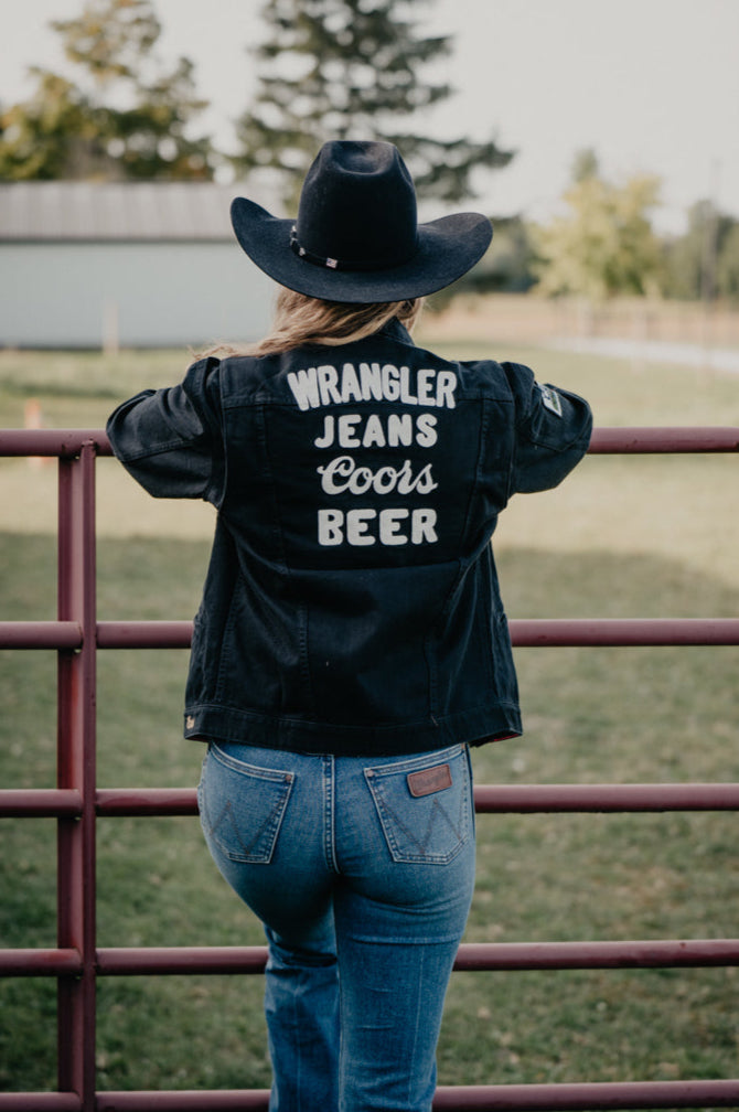 'Pinnacle' Wrangler X Coors Black Jacket (S-XXL)