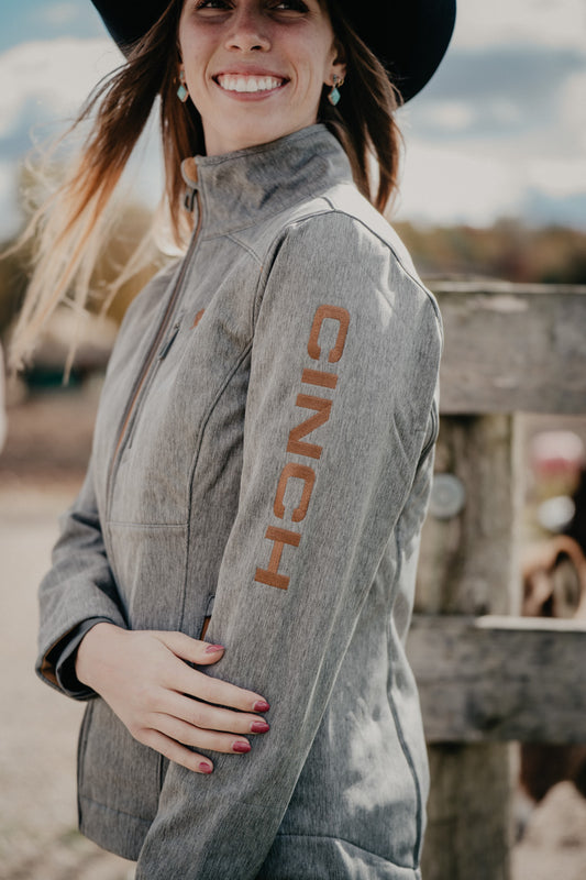 'Cher' Women's CINCH Bonded Charcoal Jacket with Copper Acents (XS-XXL)