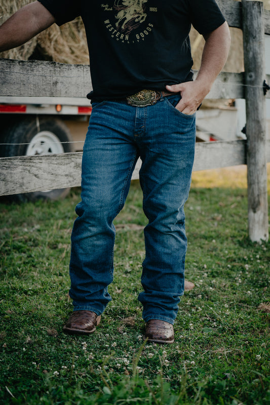 'COJO' Men's 02 Wrangler x Cody Johnson Slim Bootcut Jean