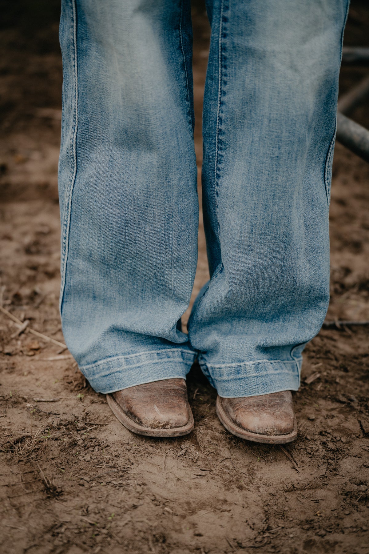 'Luana' Light Wash Ultra High Rise Wide Leg by Ariat