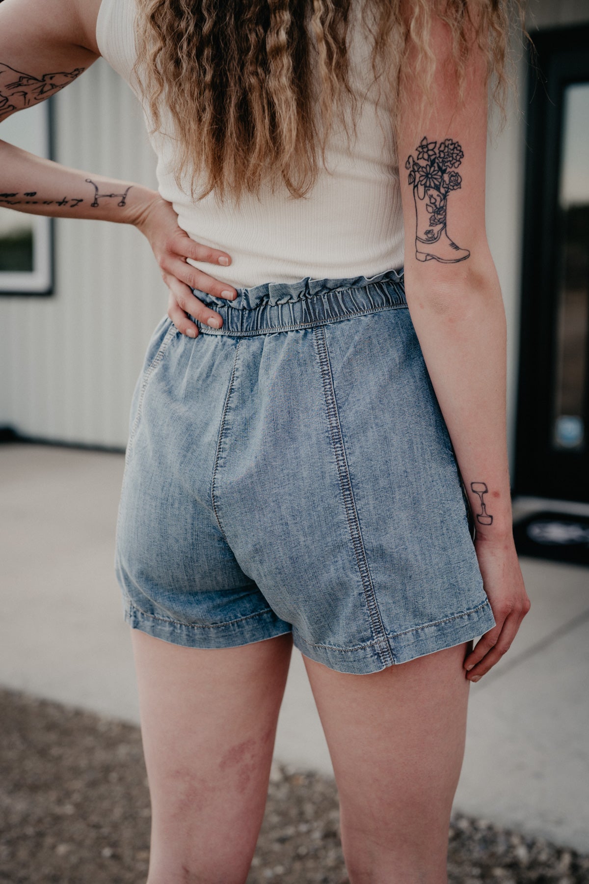 'Summer' Ariat Women's Tencel Boot Stitch Shorts (XS-XL)