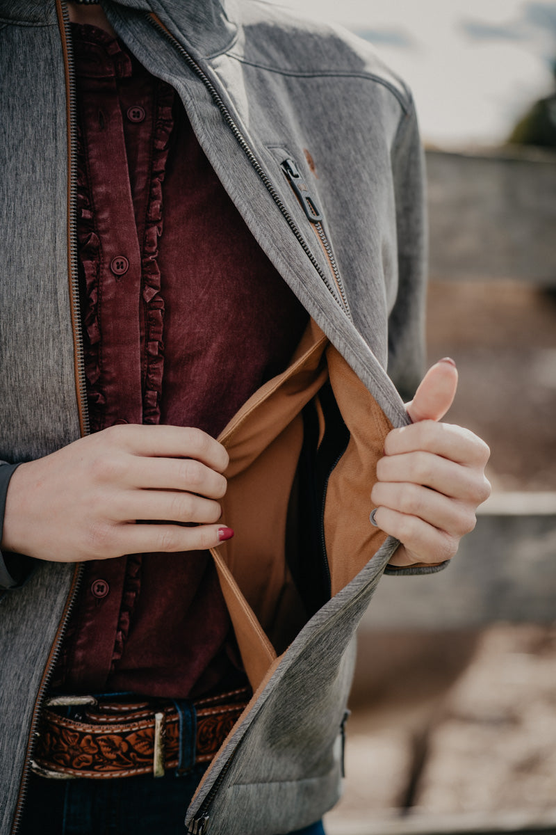 'Cher' Women's CINCH Bonded Charcoal Jacket with Copper Acents (XS-XXL)